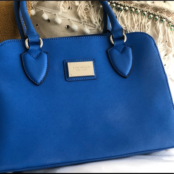 Cobalt Blue Tignanello Crossbody Tote - Picture 2 of 8